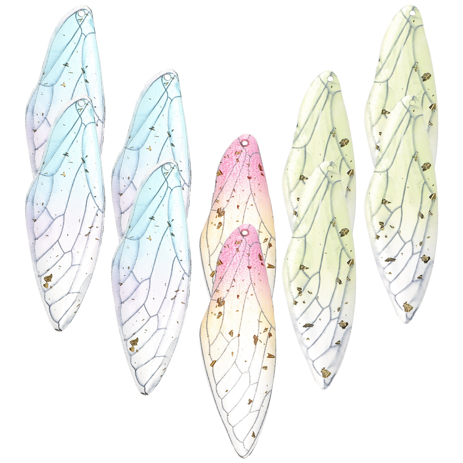 10Pcs Dragonfly Wing Charms Re - огляд і ціна Resin Craft Supplies