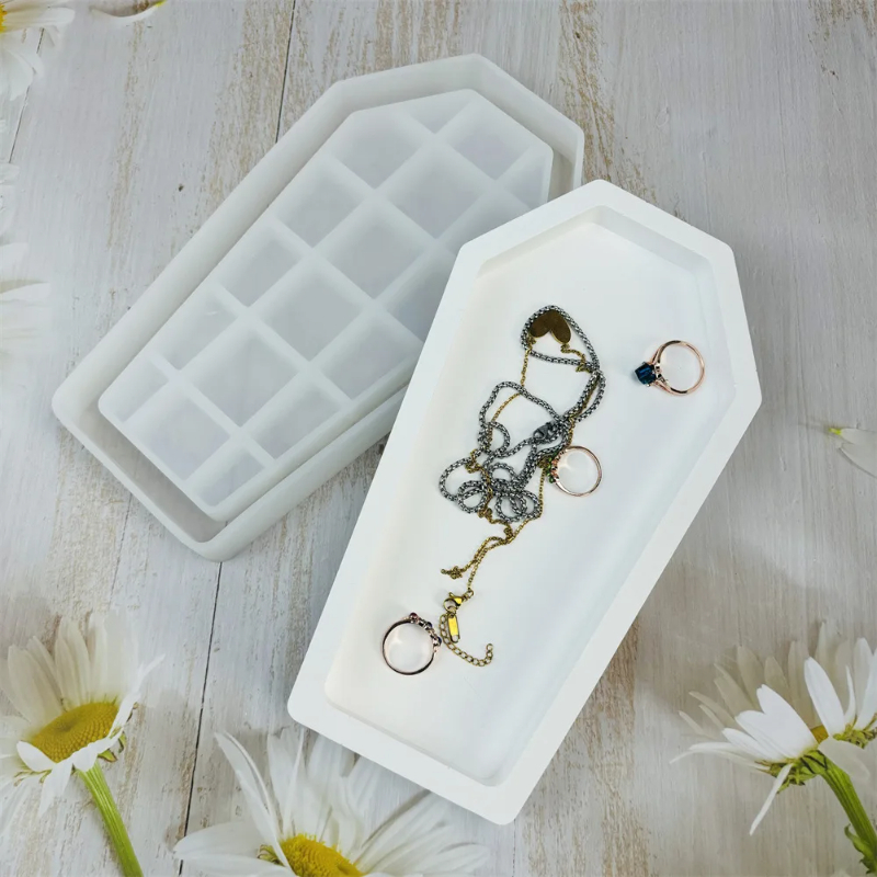 Halloween Coffin Resin Mold Tr - огляд і ціна Serving Tray Mold