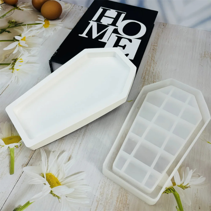 Halloween Coffin Resin Mold Tr - огляд і ціна Serving Tray Mold