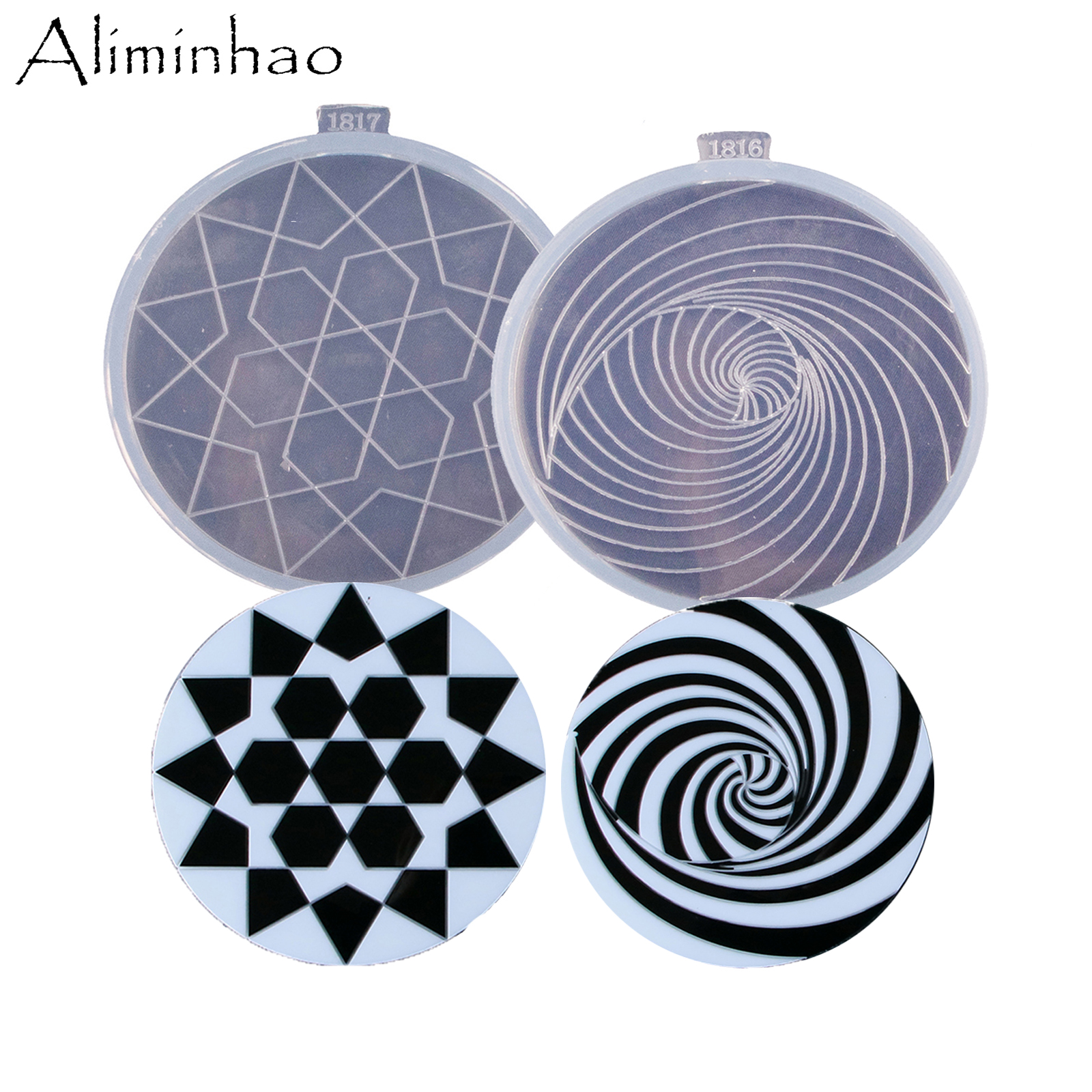 DY1817 Shiny 4.9 inch Geode Co - огляд і ціна Geode Mold Silicone