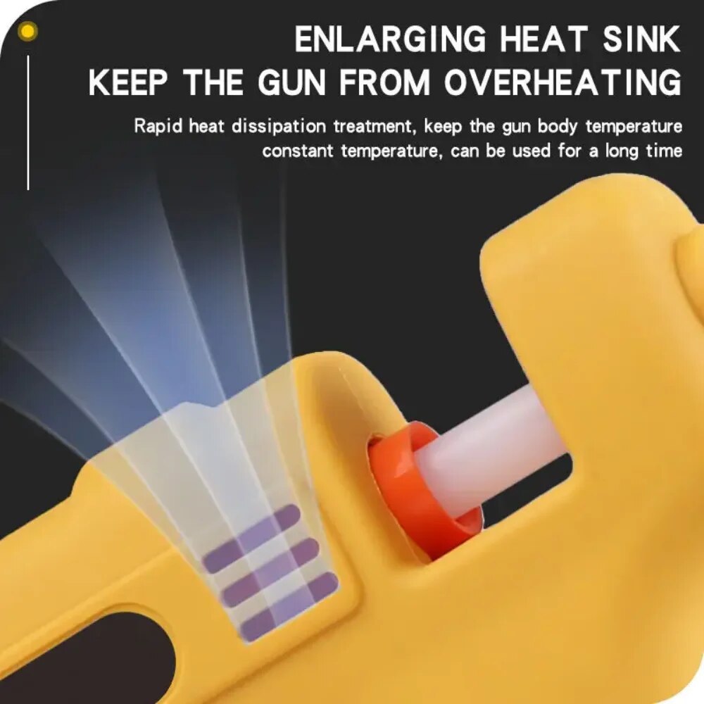Hot Glue Gun Kit 20W Mini DIY  - огляд і ціна Heat Gun Small