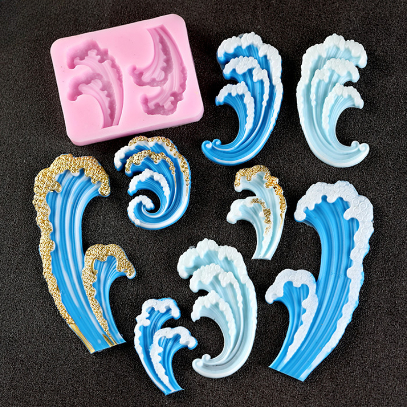 Wave Ocean Silicone Molds Cake - огляд і ціна Resin Ocean Wave Mold