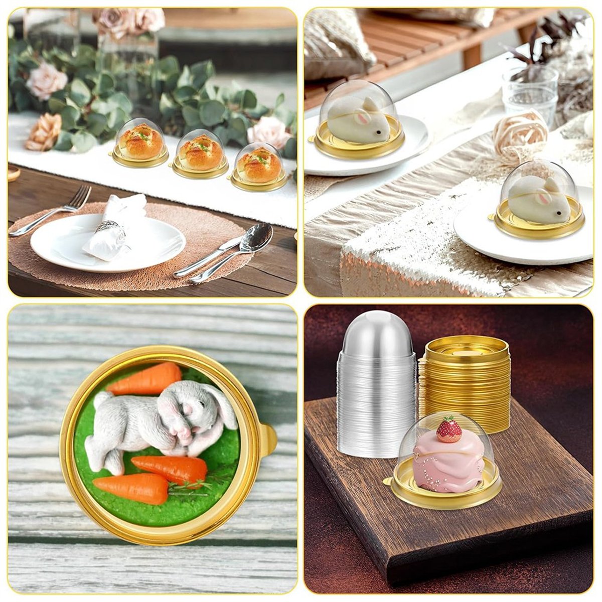 New Charcuterie Domes with Lid - огляд і ціна Dome Mold Clear