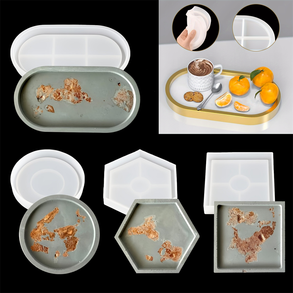 4pcs/Set Storage Tray Coaster  - огляд і ціна Serving Tray Mold