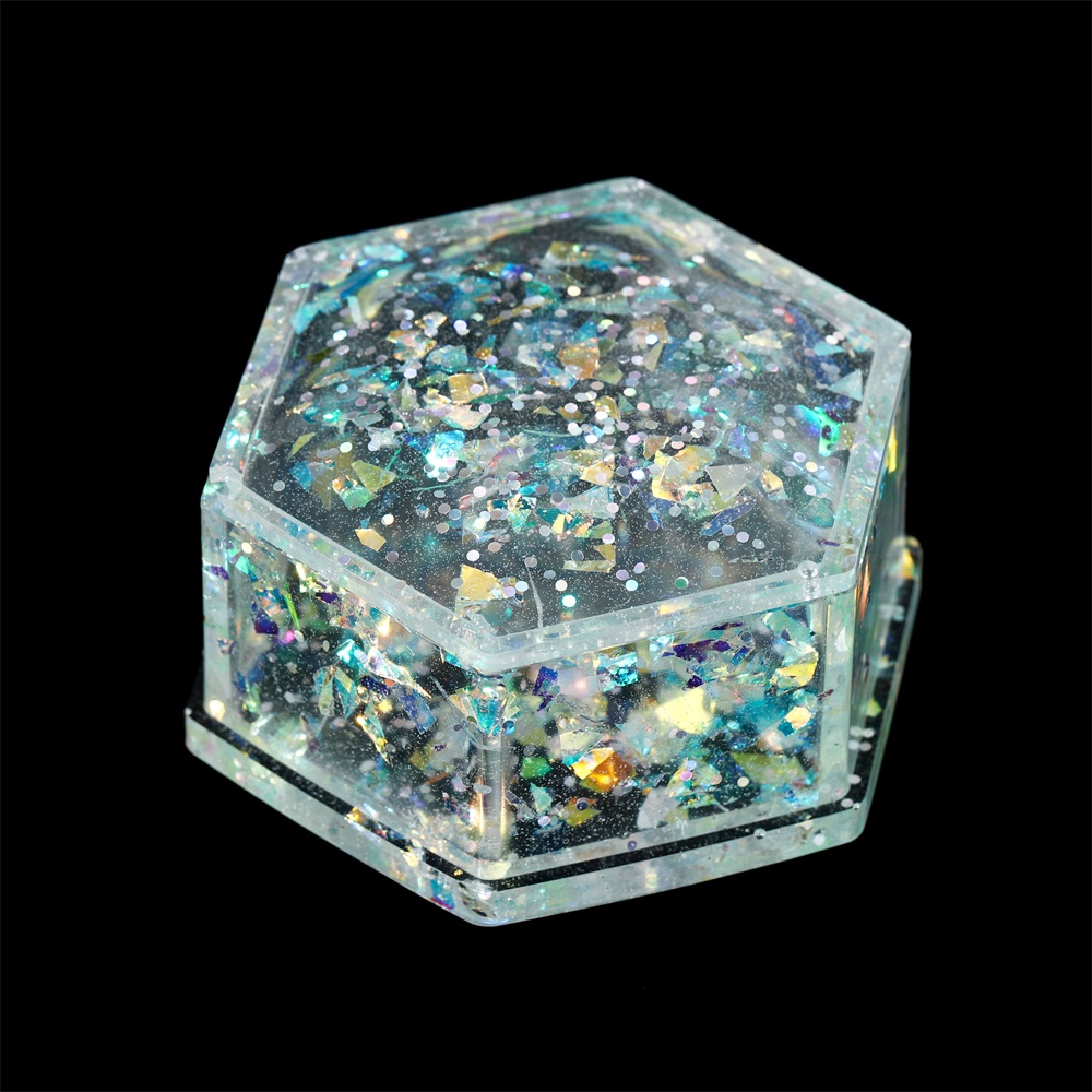 10g Irregular Shiny AB Mirror  - огляд і ціна Gold Foil Flakes