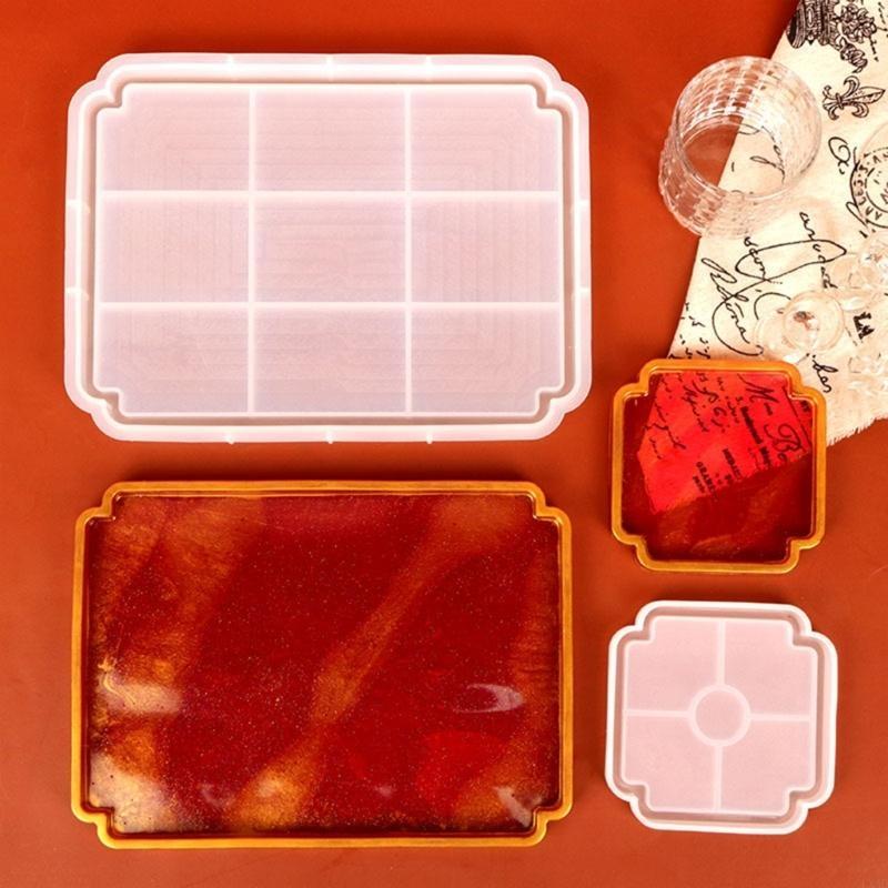 Chinese Tray Mold for DIY Maki - огляд і ціна Geode Mold Silicone