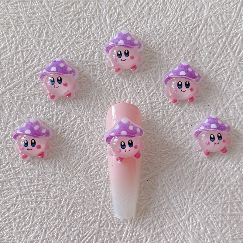 2/10/20pcs Kirby Nail Charms 3 - огляд і ціна Crafting Resin