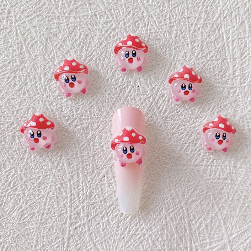2/10/20pcs Kirby Nail Charms 3 - огляд і ціна Crafting Resin