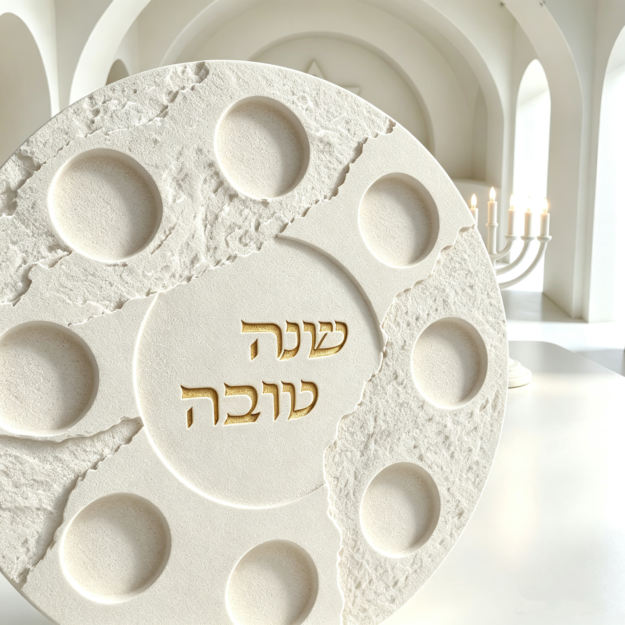 Modern Judaica Rosh Hashanah S - огляд і ціна Serving Tray Mold