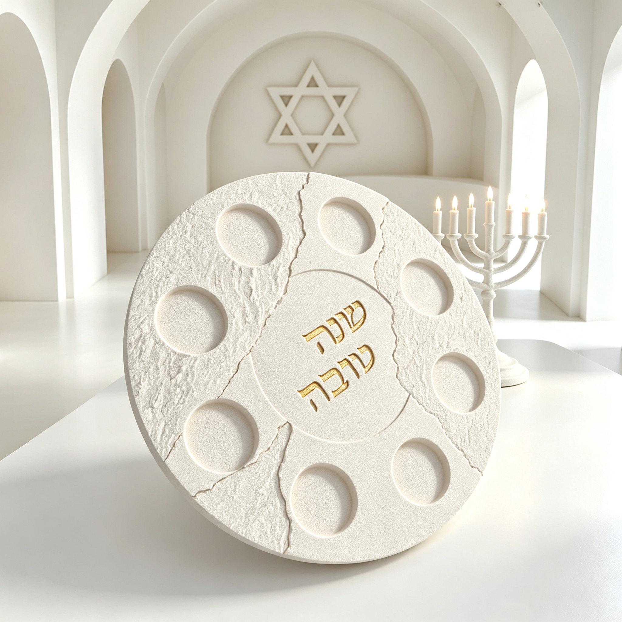 Modern Judaica Rosh Hashanah S - огляд і ціна Serving Tray Mold