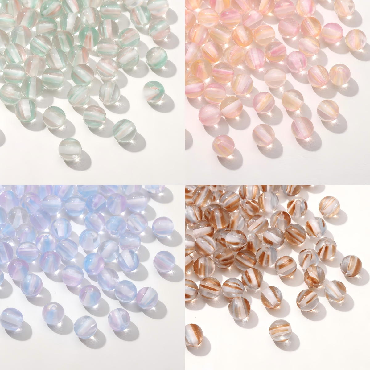 8mm 100Pcs Colorful Round Resi - огляд і ціна Resin Craft Material