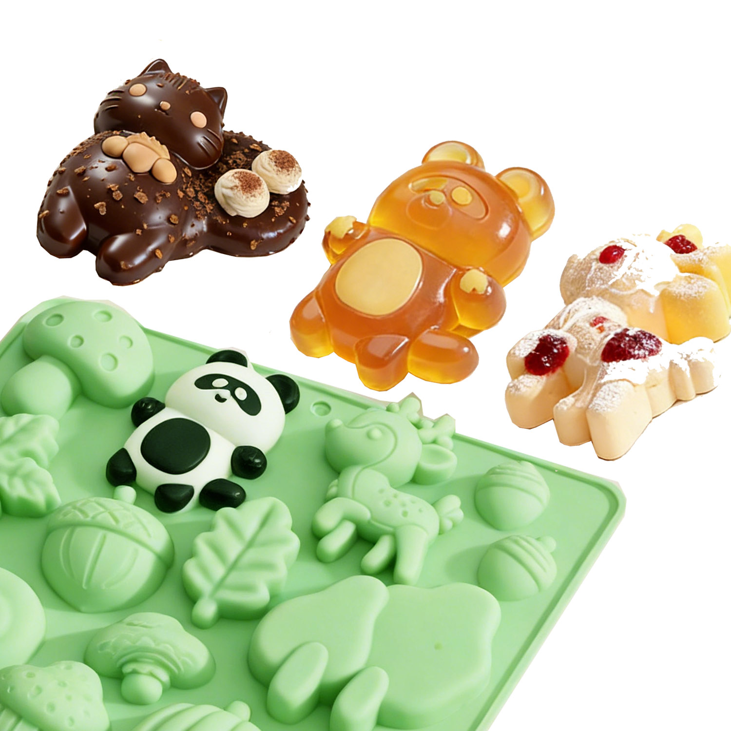 1 Silicone Cake Mold in the Sh - огляд і ціна Resin Craft Supplies