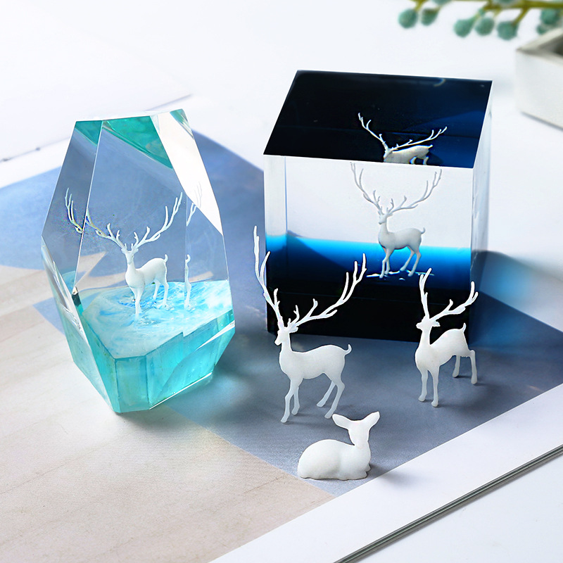 SNASAN 6pieces 3D Micro Swan L - огляд і ціна Resin Ocean Wave Mold