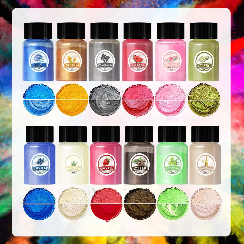 10ml Pearl Powder Epoxy Resin  - огляд і ціна Resin Pigment Set