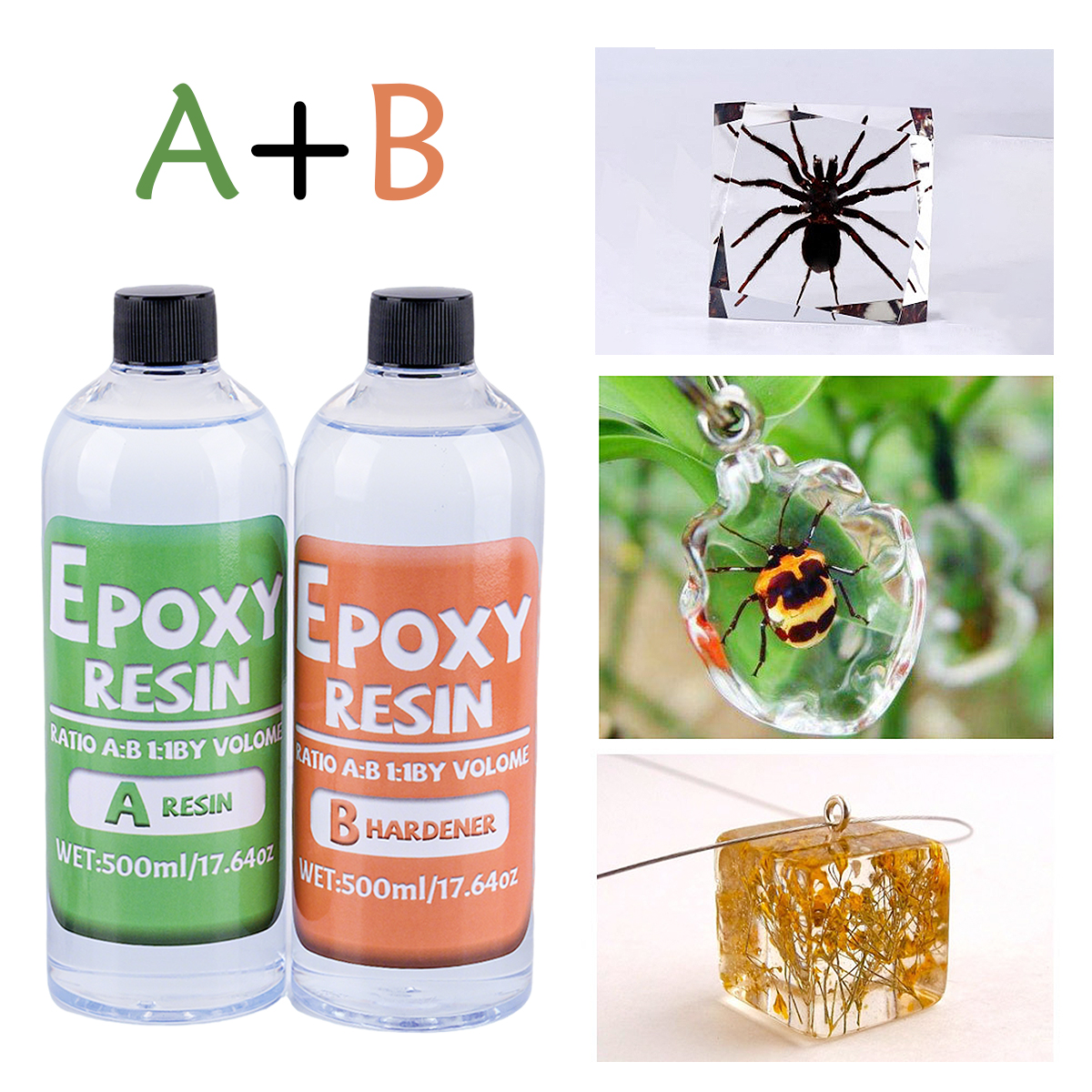 1:1 AB Resin Epoxy Glue Kit Hi - огляд і ціна Resin Jewelry Kit