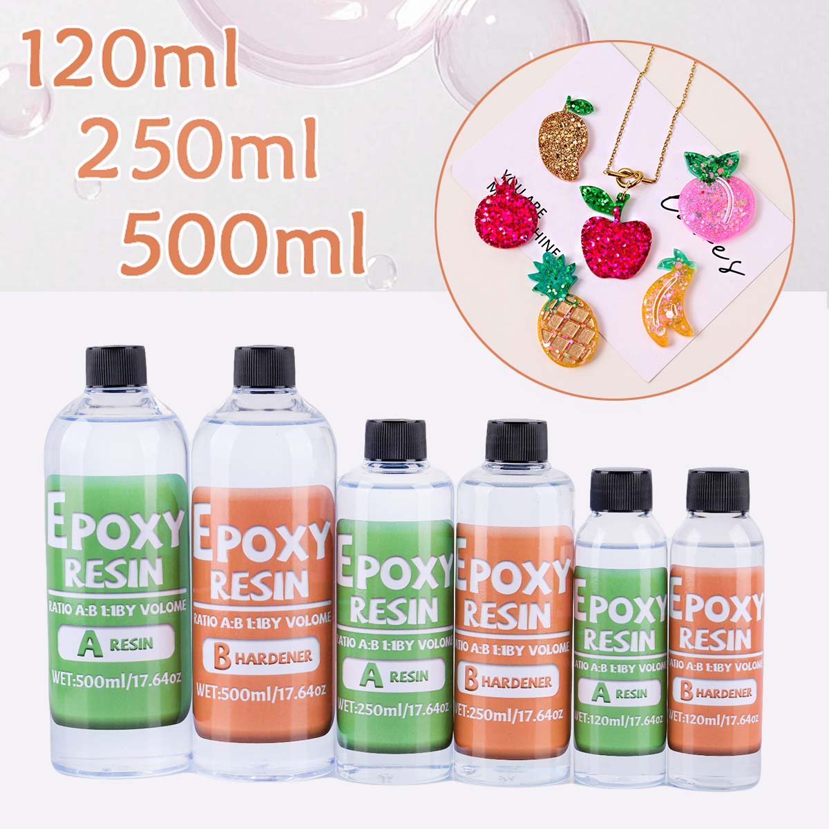 1:1 AB Resin Epoxy Glue Kit Hi - огляд і ціна Resin Jewelry Kit