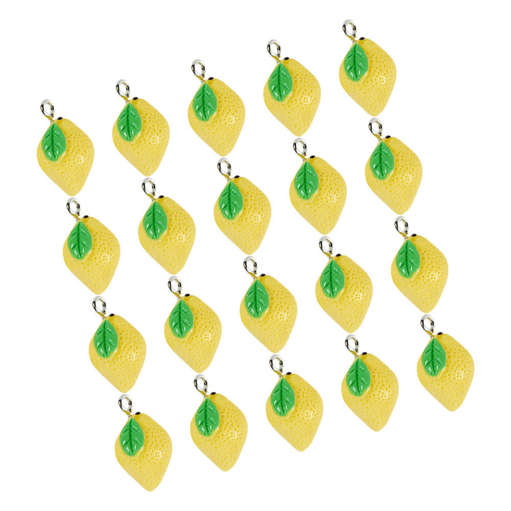 20Pcs Lemon Resin Charms DIY J - огляд і ціна Crafting Resin