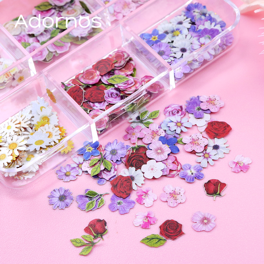 6 Grids Flowers Wood Pulp Chip - огляд і ціна Flower Preservation Resin