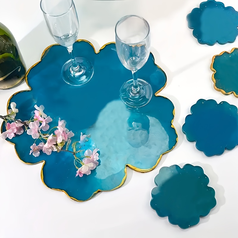 5pcs Mirror Large Flower Small - огляд і ціна Flower Preservation Resin