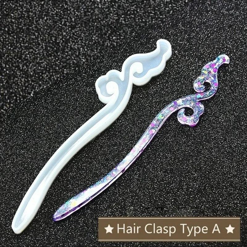 New Transparent Hairpin Silico - огляд і ціна Resin Craft Supplies
