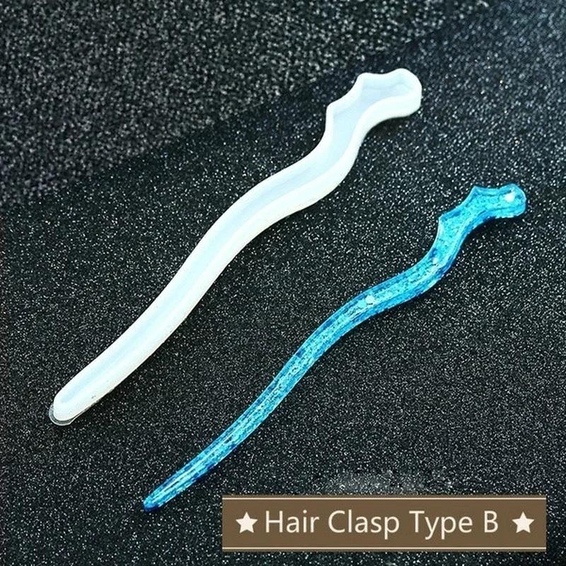 New Transparent Hairpin Silico - огляд і ціна Resin Craft Supplies