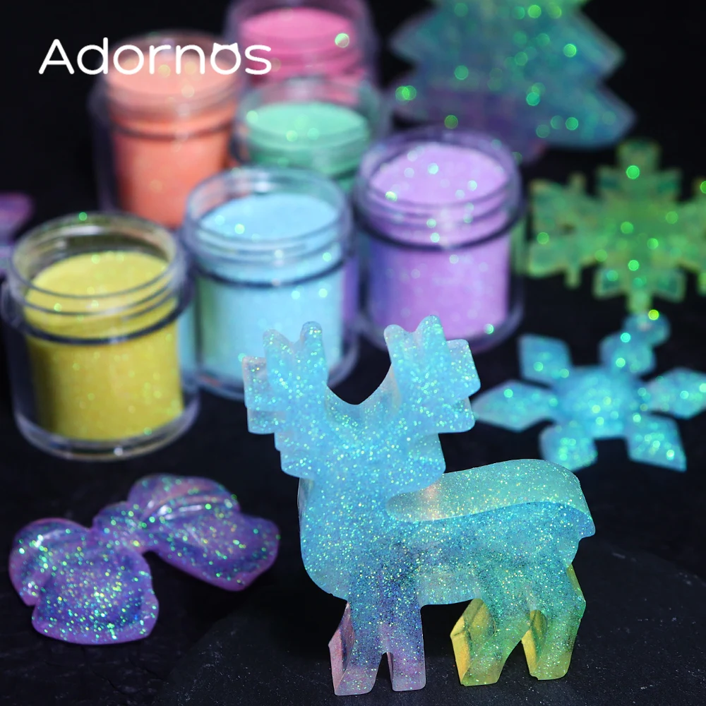 Iridescent Glitter Sugar Powde - огляд і ціна Resin Pigment Set