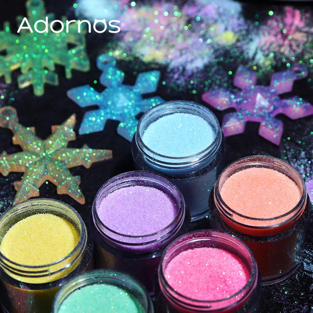 Iridescent Glitter Sugar Powde - огляд і ціна Resin Pigment Set