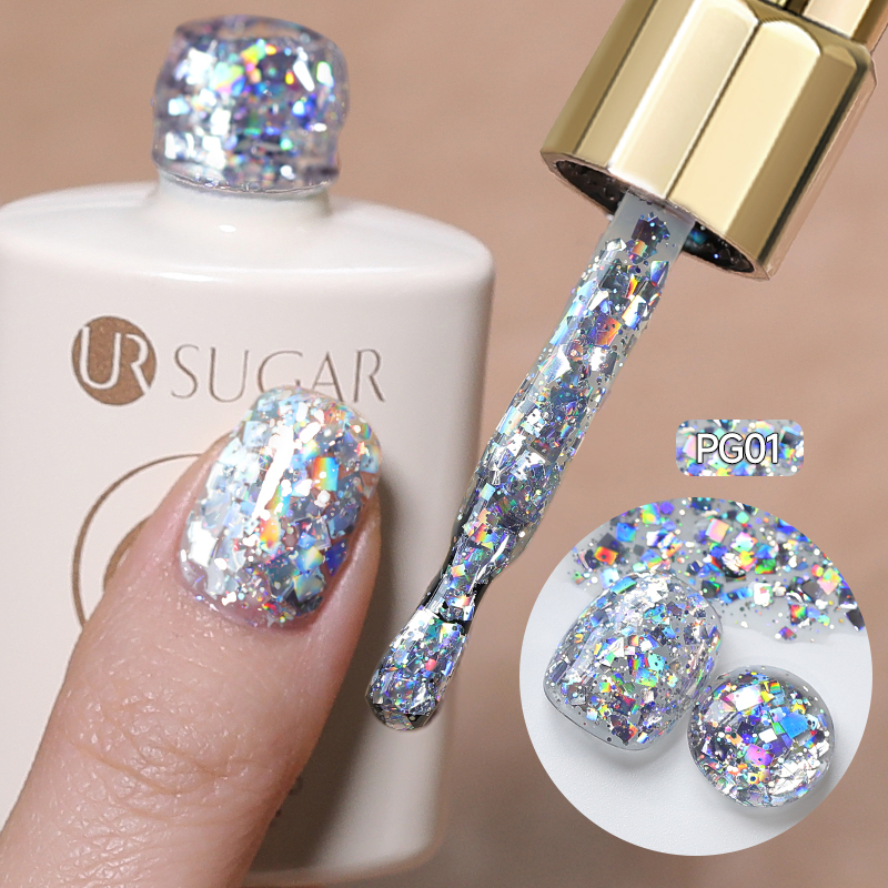 UR SUGAR 6PCS Chunky Glitter G - огляд і ціна Resin Glitter Pack