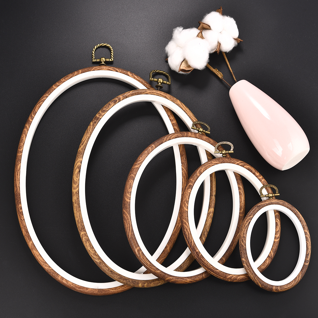Imitated Wood Round,Oval Diffe - огляд і ціна Wood Ring Blank
