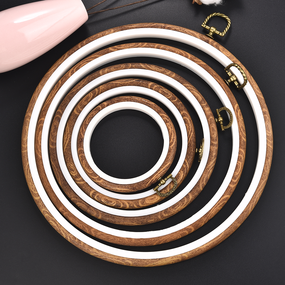Imitated Wood Round,Oval Diffe - огляд і ціна Wood Ring Blank