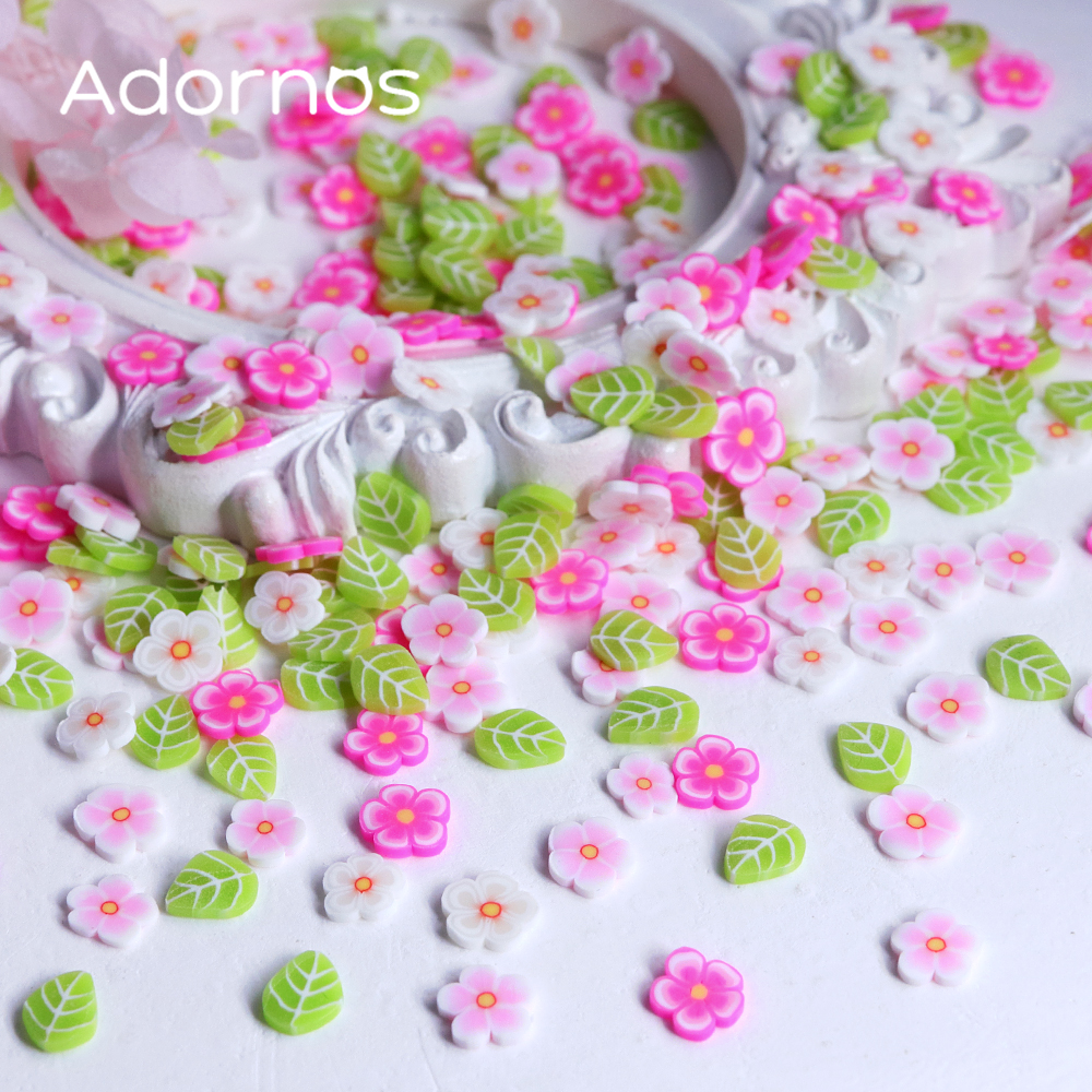 10g Pink Flowers Polymer Clay  - огляд і ціна Flower Preservation Resin