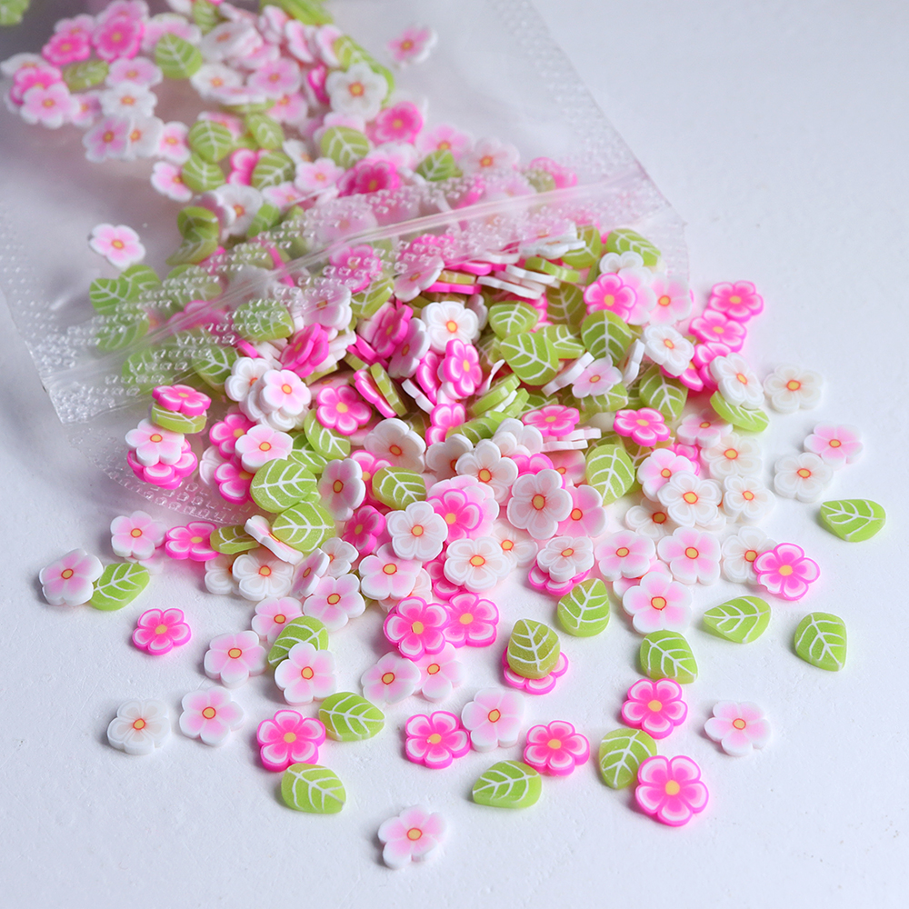 10g Pink Flowers Polymer Clay  - огляд і ціна Flower Preservation Resin