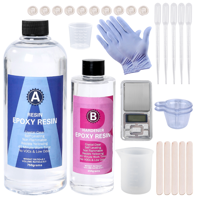 Epoxy Resin Kit Crystal Clear  - огляд і ціна Resin Ocean Wave Mold
