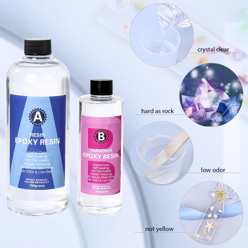 Epoxy Resin Kit Crystal Clear  - огляд і ціна Resin Ocean Wave Mold