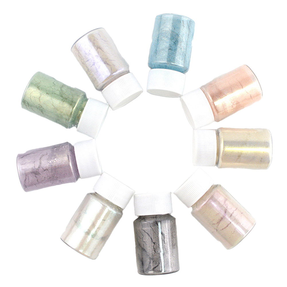 9Pcs Exquisite Mica Pigment Po - огляд і ціна Resin Pigment Set