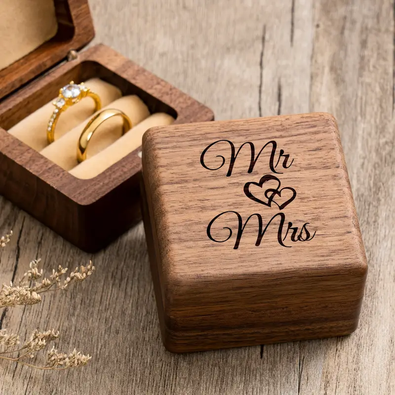 Engagement Proposal Wedding Ce - огляд і ціна Wood Ring Blank