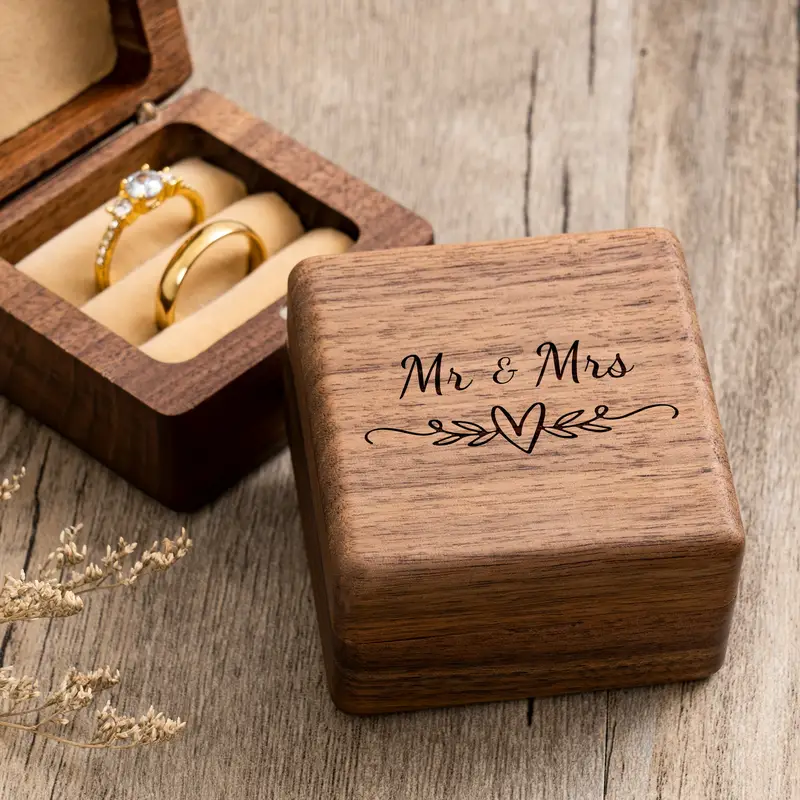 Engagement Proposal Wedding Ce - огляд і ціна Wood Ring Blank