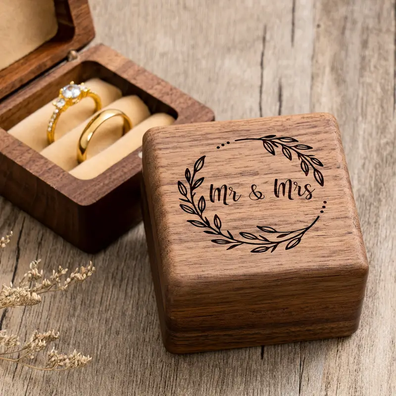 Engagement Proposal Wedding Ce - огляд і ціна Wood Ring Blank