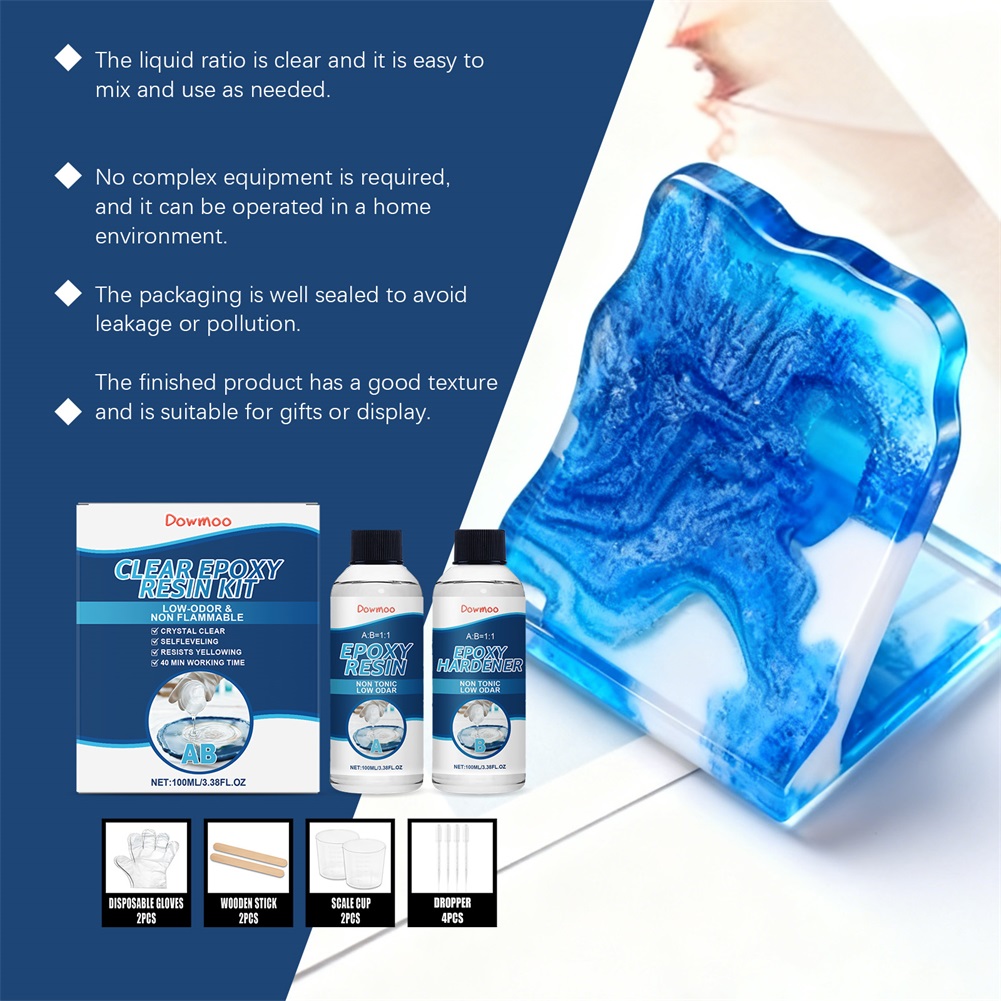 DIY Crystals Clear Epoxys Resi - огляд і ціна Resin Jewelry Kit