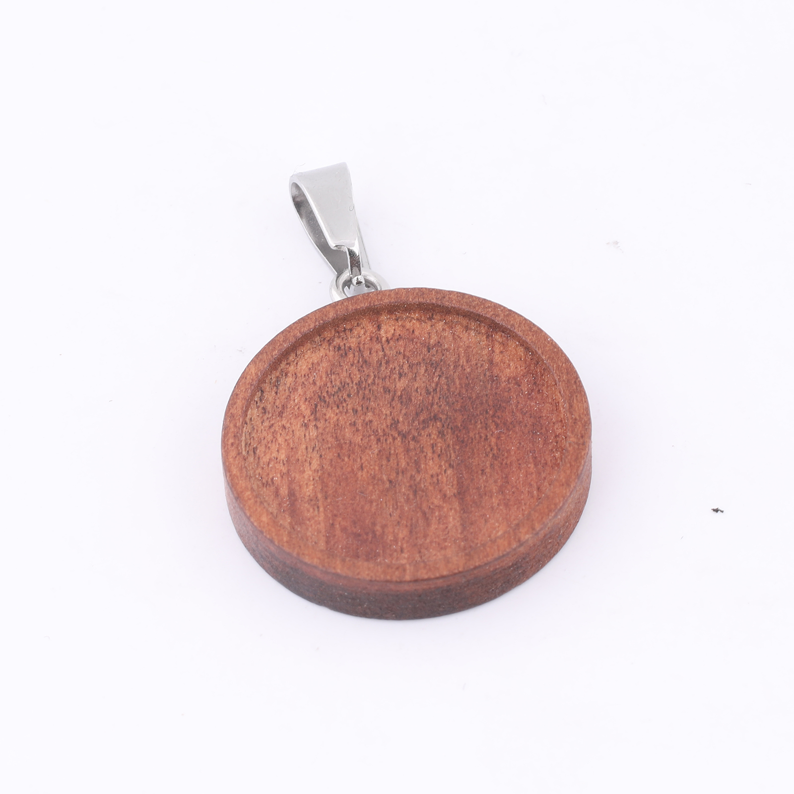 10pcs 20mm Round Wood Cabochon - огляд і ціна Bezels Set Pendant