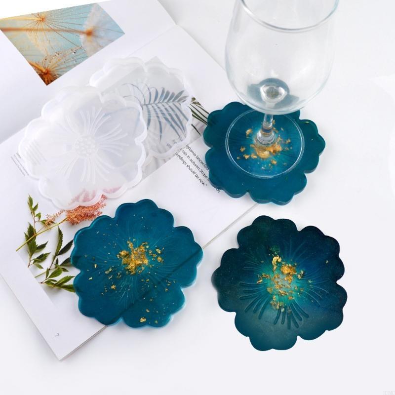 R3MC 2Pcs DIY Flower Silicone  - огляд і ціна Geode Mold Silicone