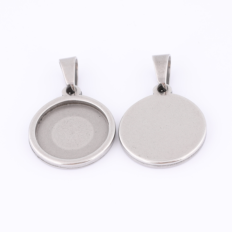 10pcs 15mm Round Cabochon Base - огляд і ціна Bezels Set Pendant