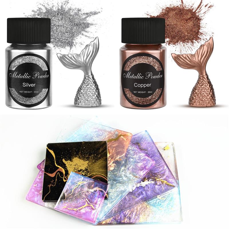 20 Ml Shimmer Metallic Gold Si - огляд і ціна Resin Pigment Set