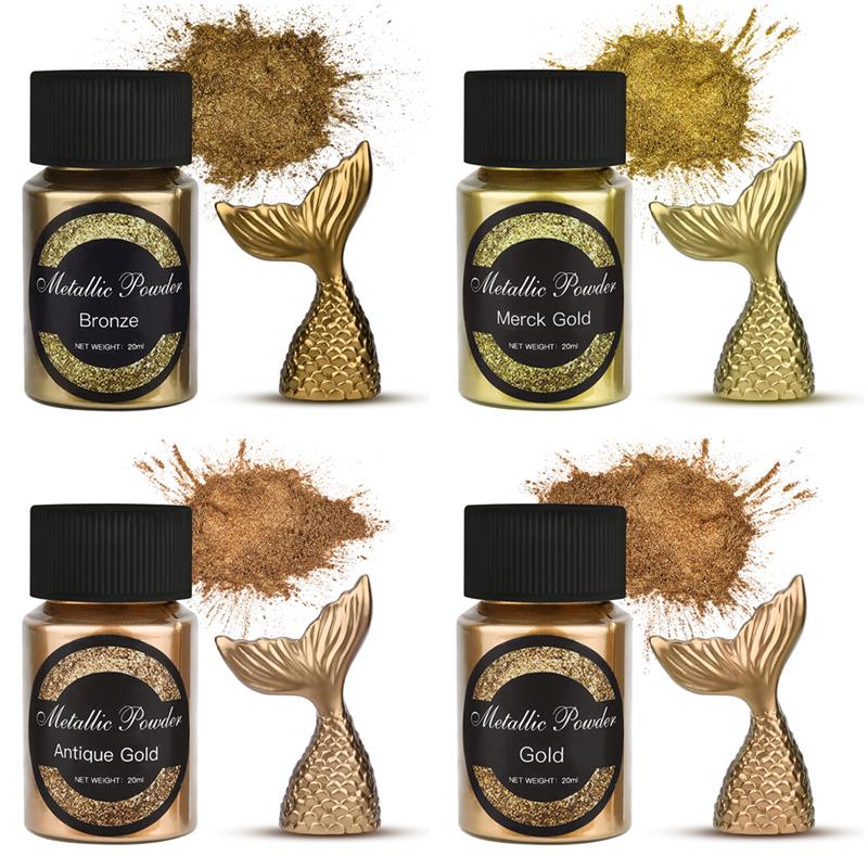 20 Ml Shimmer Metallic Gold Si - огляд і ціна Resin Pigment Set
