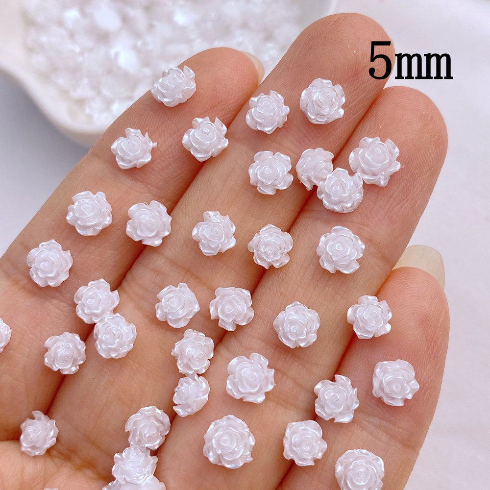 100Pcs New Cute Mini 5mm/7mm R - огляд і ціна Flower Preservation Resin