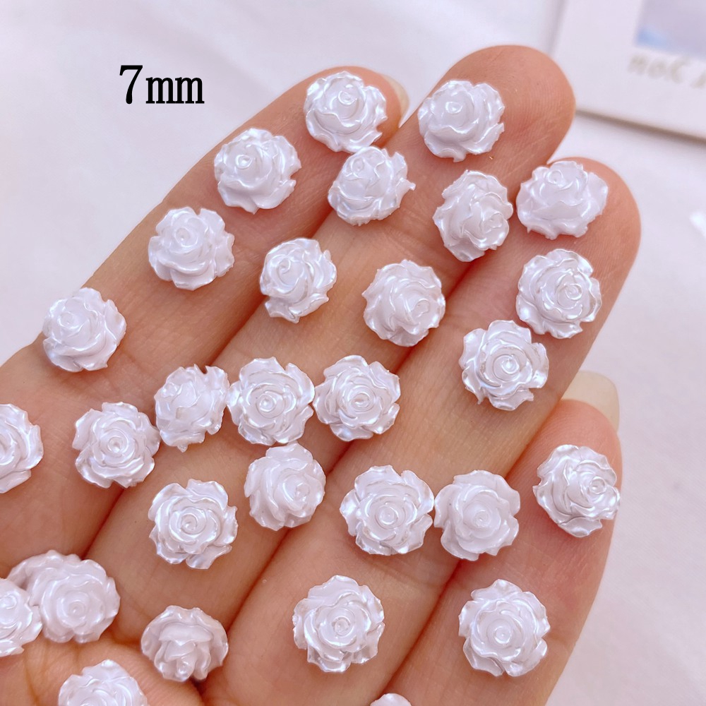 100Pcs New Cute Mini 5mm/7mm R - огляд і ціна Flower Preservation Resin