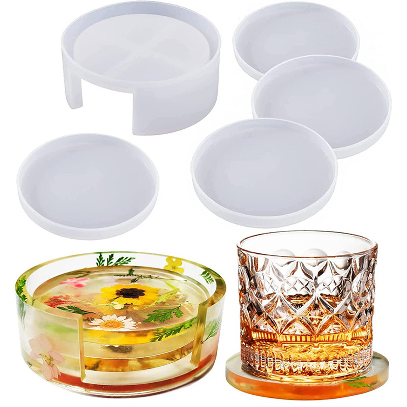 Round Square Coaster Silicone  - огляд і ціна Resin Ocean Wave Mold