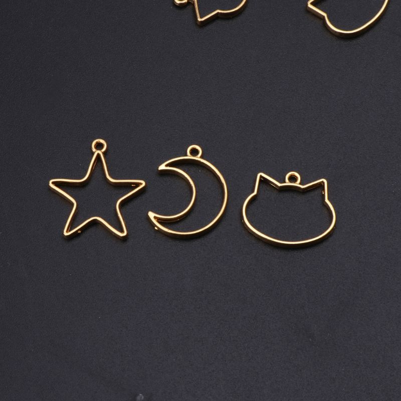 90 Pieces Mini Geometric Frame - огляд і ціна Bezels Set Pendant