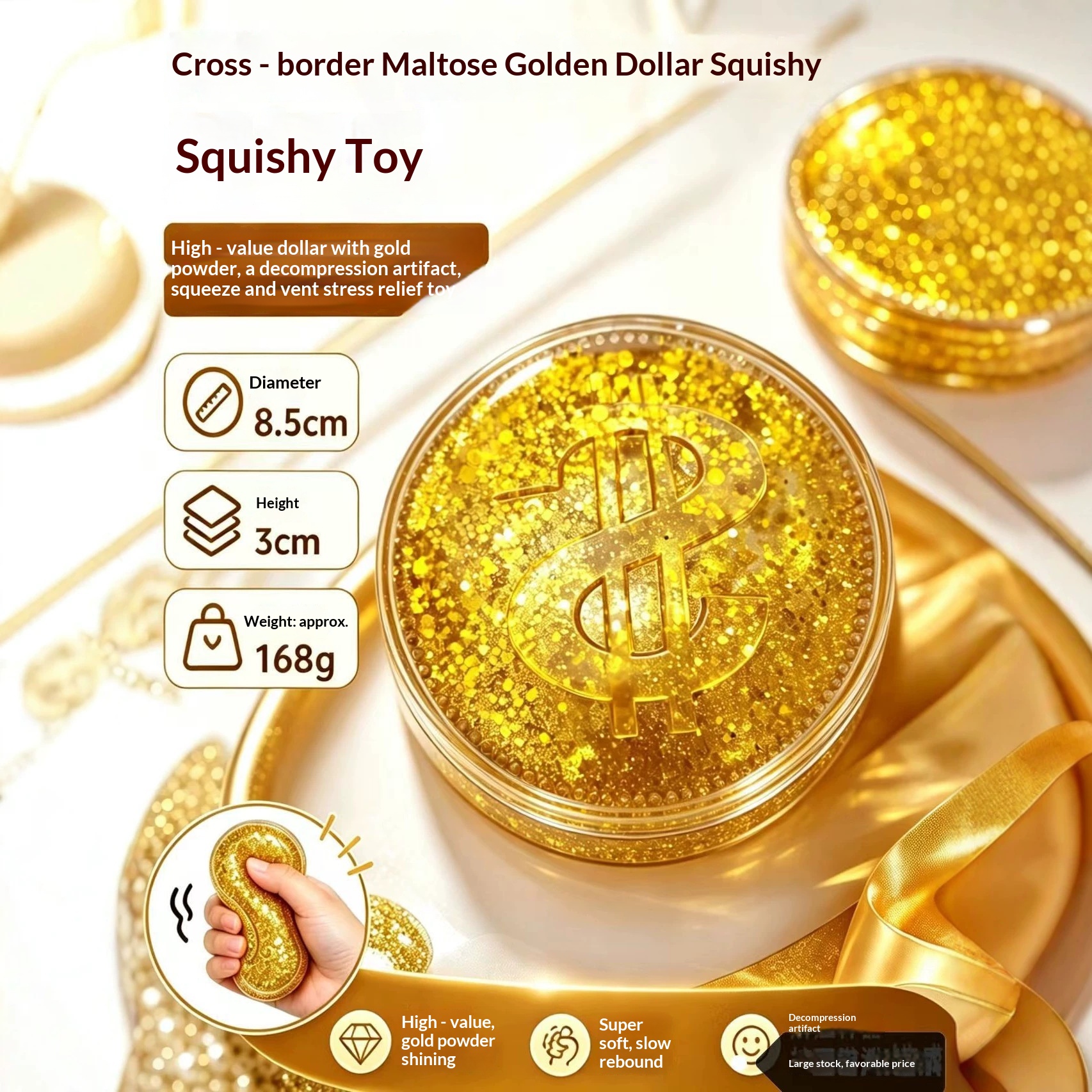 12pcs/Full Case 8.5cm Glitter  - огляд і ціна Resin Craft Material
