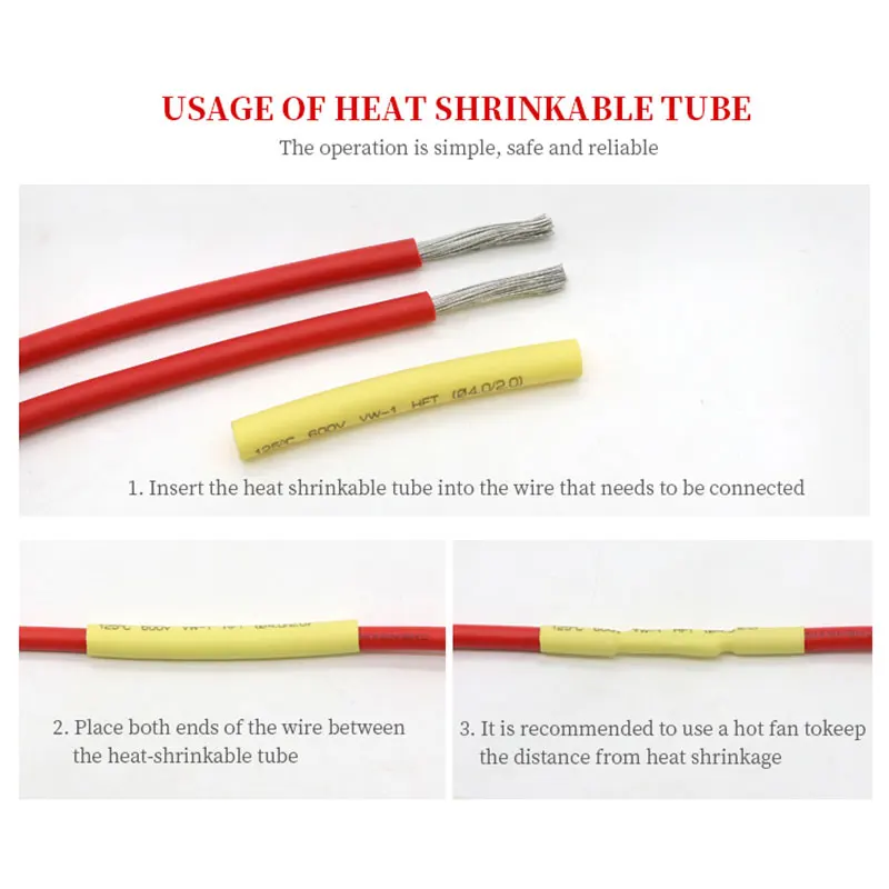 102-750pcs 2:1 Thermoresistant - огляд і ціна Heat Gun Small
